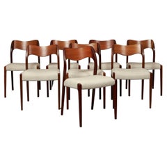 1960s Otto Moller ‘model 71’ Dining Chairs