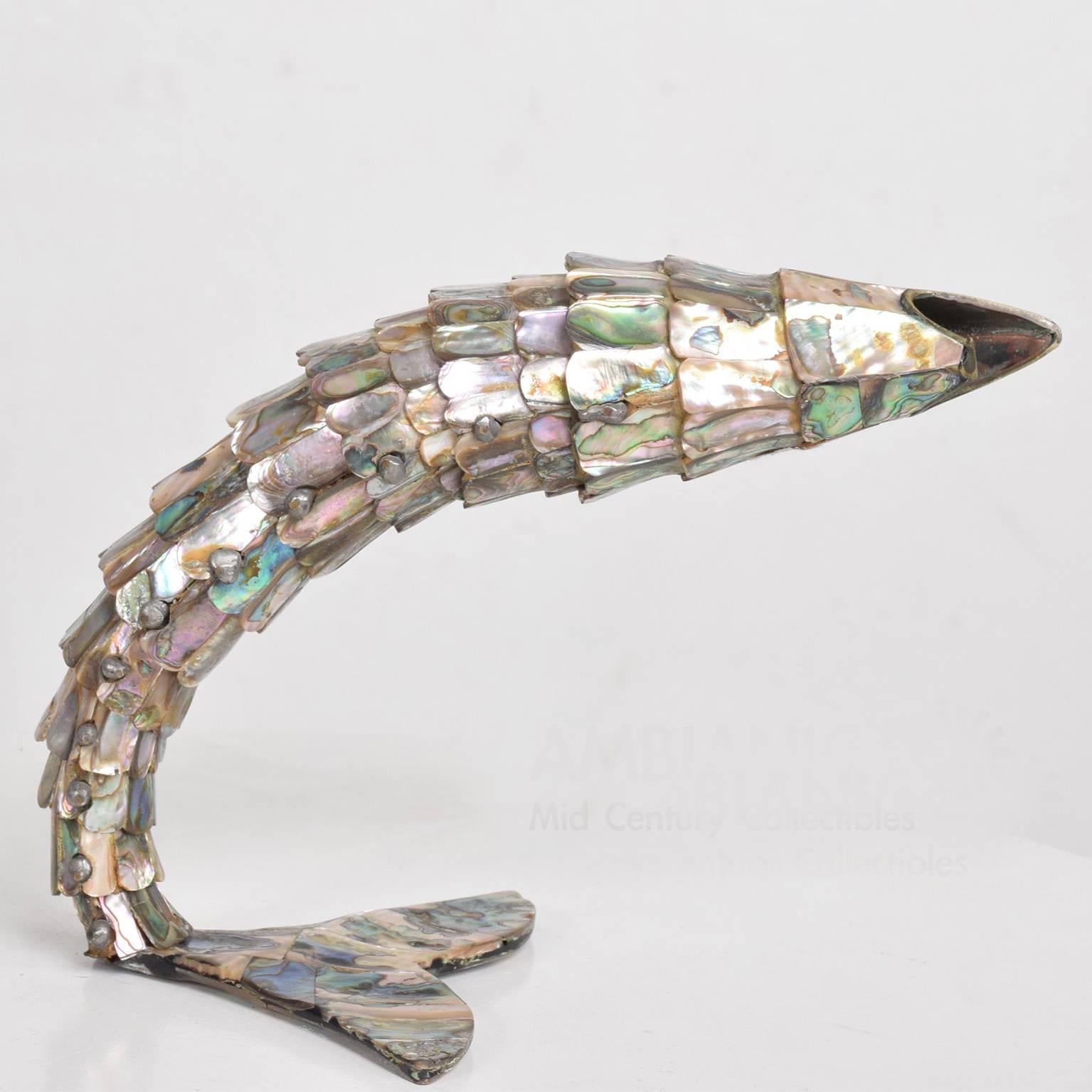 1960s Oversized Mexican Articulated Fish Bottle Opener 2