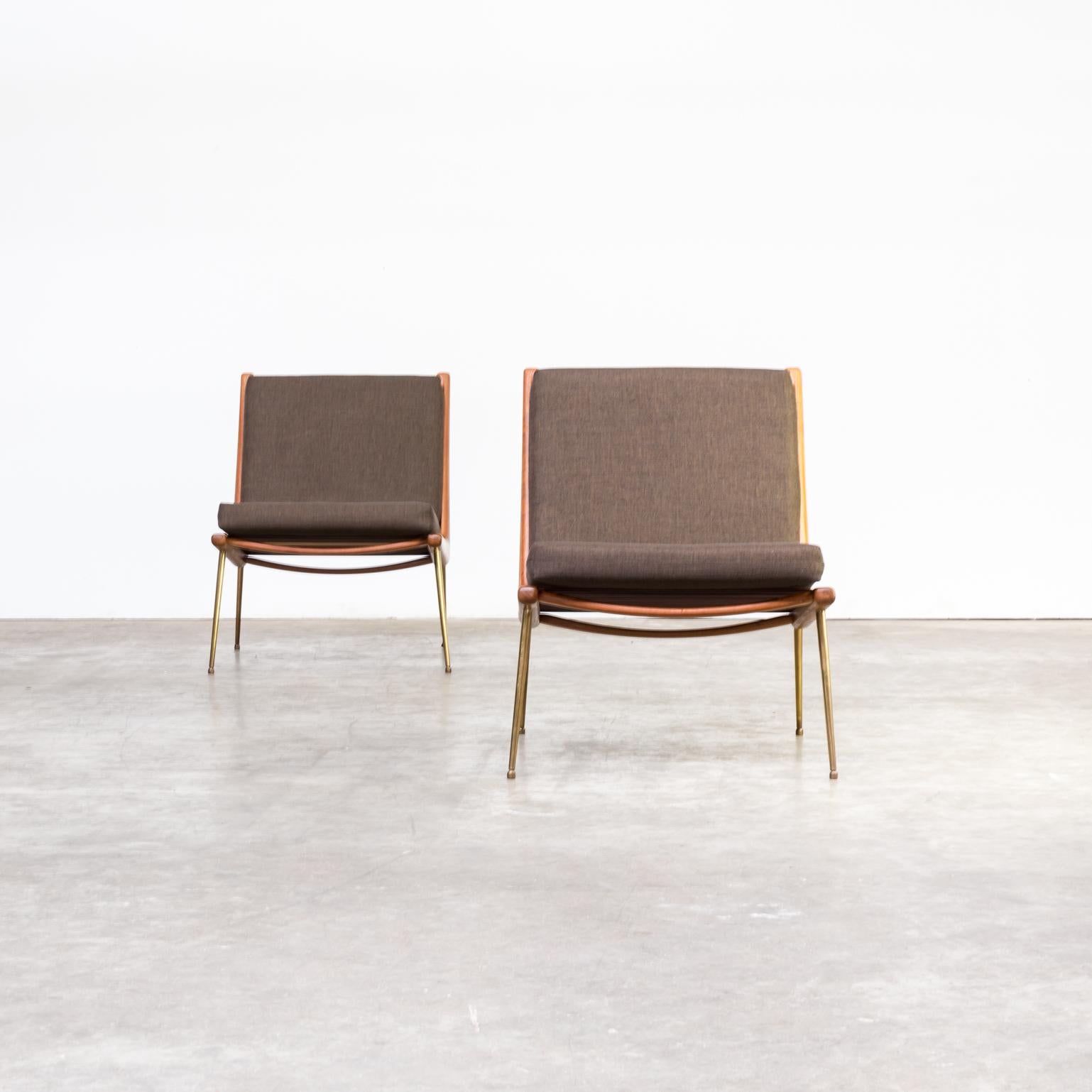 Mid-20th Century 1960s P. Hvidt and O. Mølgaard-Nielsen ‘Boomerang’ Chair FD 135 for France & Son