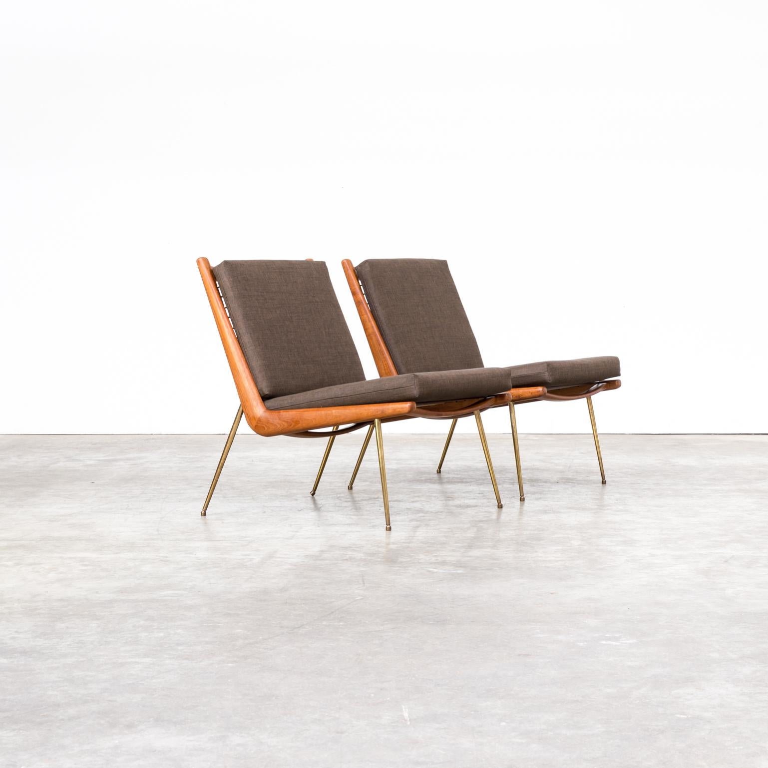 1960s P. Hvidt and O. Mølgaard-Nielsen ‘Boomerang’ Chair FD 135 for France & Son 2