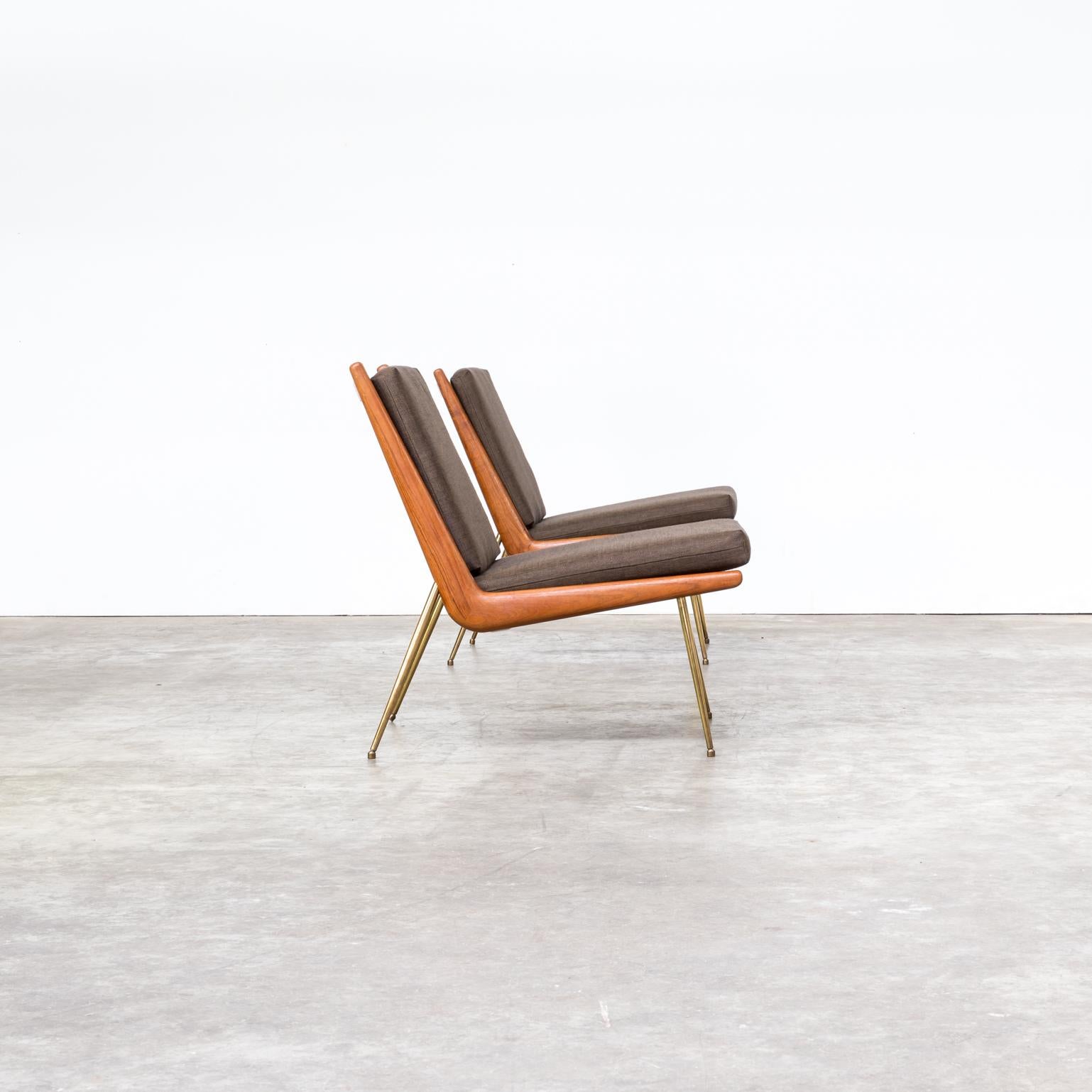1960s P. Hvidt and O. Mølgaard-Nielsen ‘Boomerang’ Chair FD 135 for France & Son 3