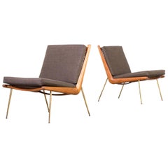 1960s P. Hvidt and O. Mølgaard-Nielsen ‘Boomerang’ Chair FD 135 for France & Son