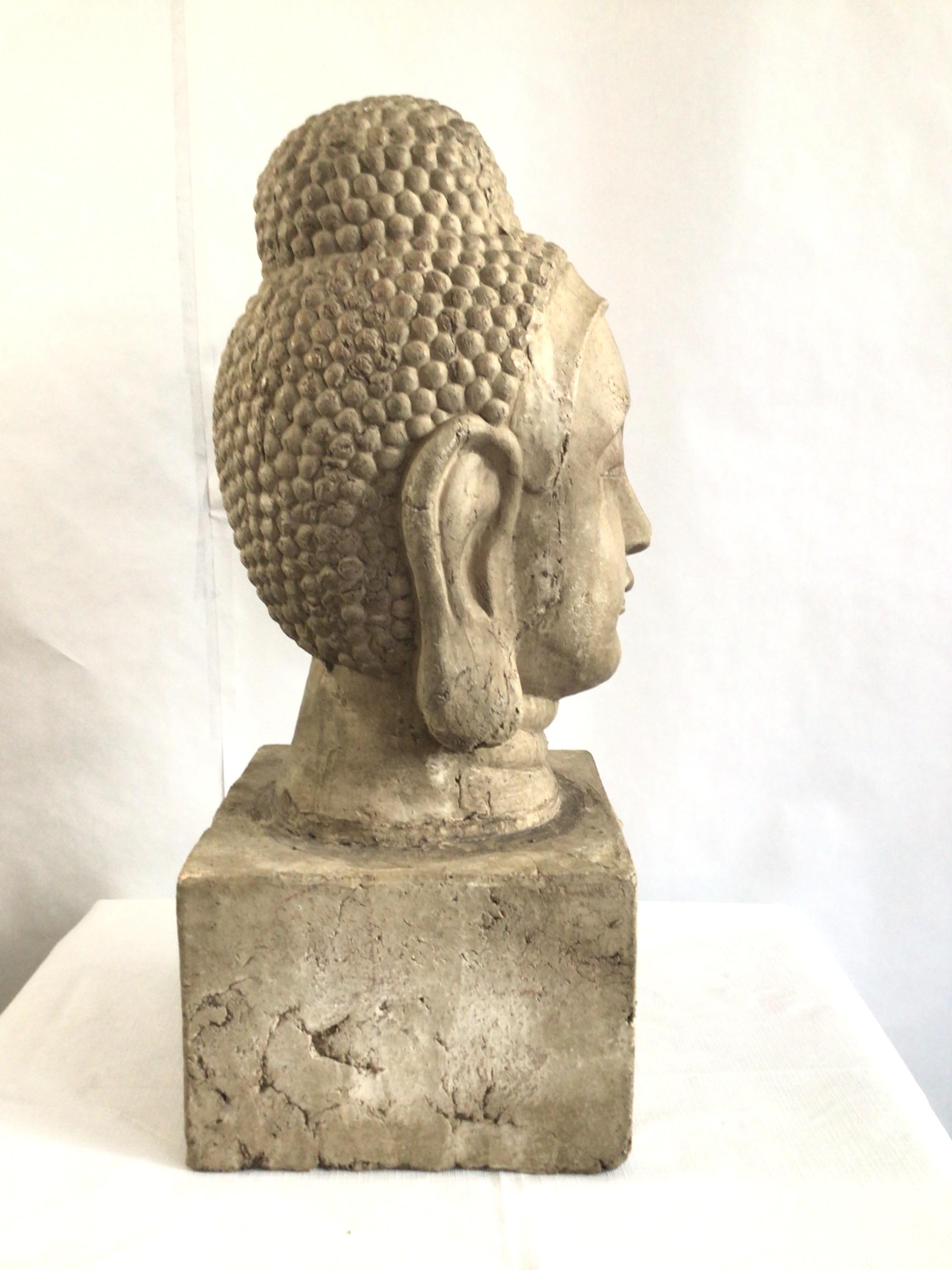 buddha terracotta statue