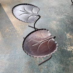 1960er Jahre Paar John Salterini Lily Pad Patio Cocktail Beistelltische Vintage Poolside