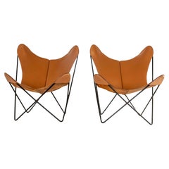 Paire de chaises papillons Jorge Ferrari Hardoy Bonet et Kurchan Knoll des années 1960