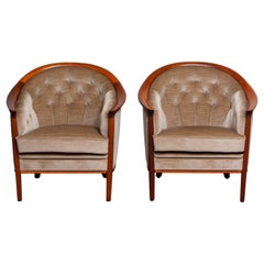Paar Lounge-Clubsessel 1960er Jahre von Bertil Fridhagen Schweden, 1960er Jahre