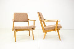 1960s Pair of Armchairs by Krasna Jizba, Czechoslovakia