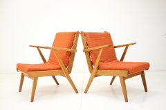 1960s Pair of Armchairs, Czechoslovakia