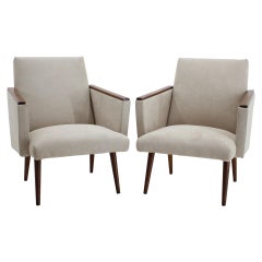 1960s Pair of Armchairs, Czechoslovakia