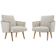 1960s Pair of Armchairs, Czechoslovakia