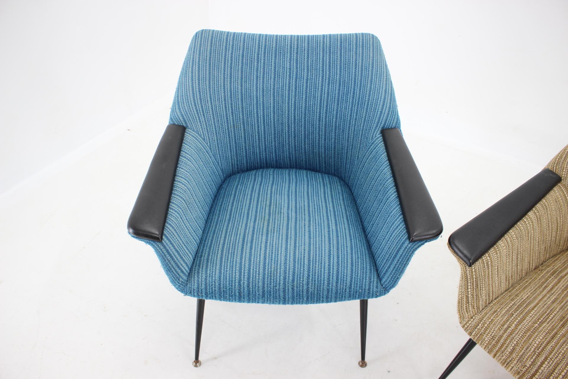 1960s Pair of Armchairs, Italy For Sale 5