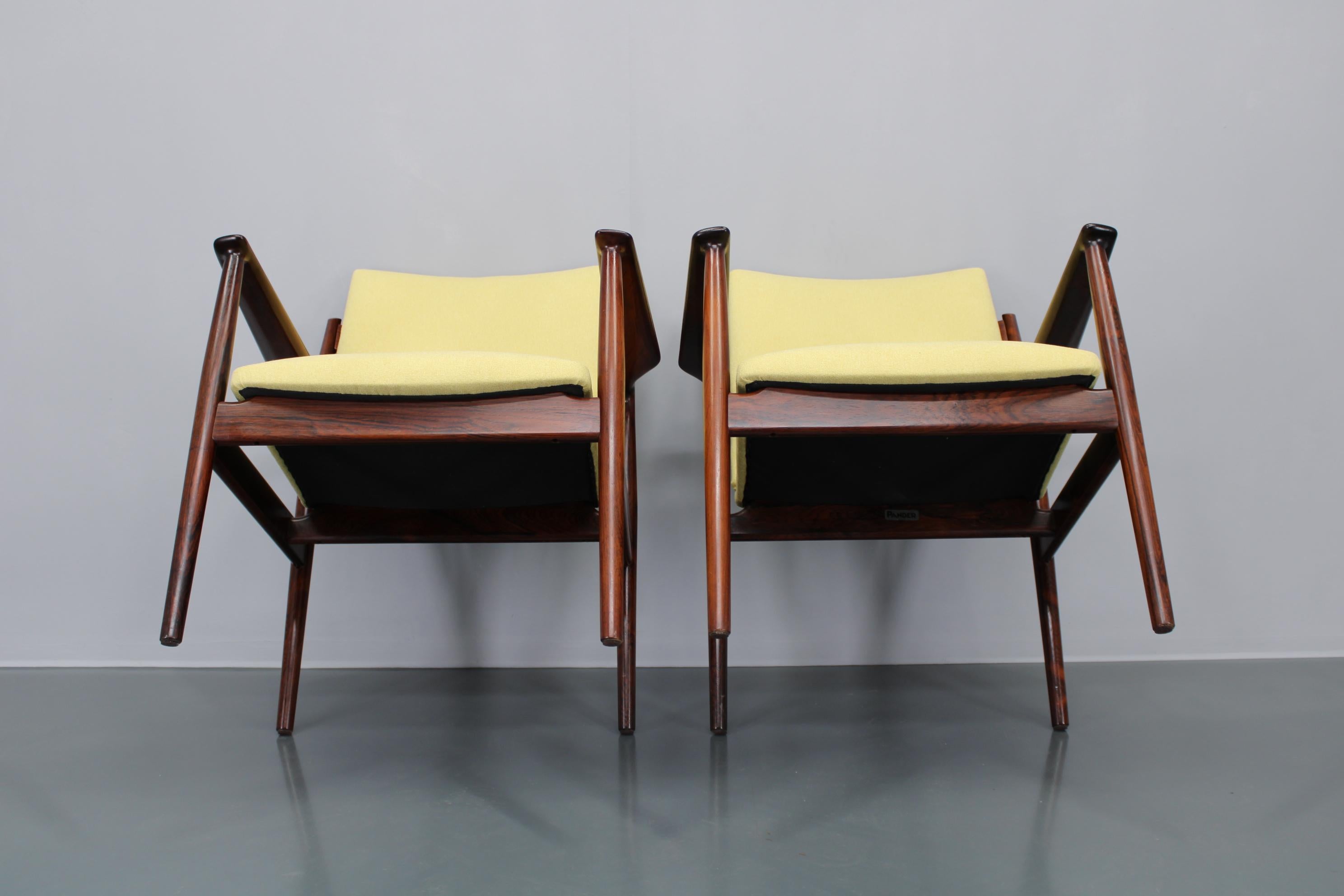 1960 Coppia di poltrone Arne Vodder 431 di Sibast Mobler, Danimarca in vendita 12