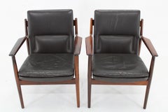 1960s Pair of Arne Vodder 431 Armchairs by Sibast Mobler, Denmark
