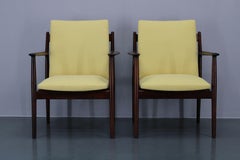 1960s Pair of Arne Vodder 431 Armchairs by Sibast Mobler, Denmark