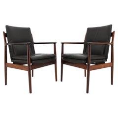 1960s Pair of Arne Vodder 431 Armchairs by Sibast Mobler, Denmark