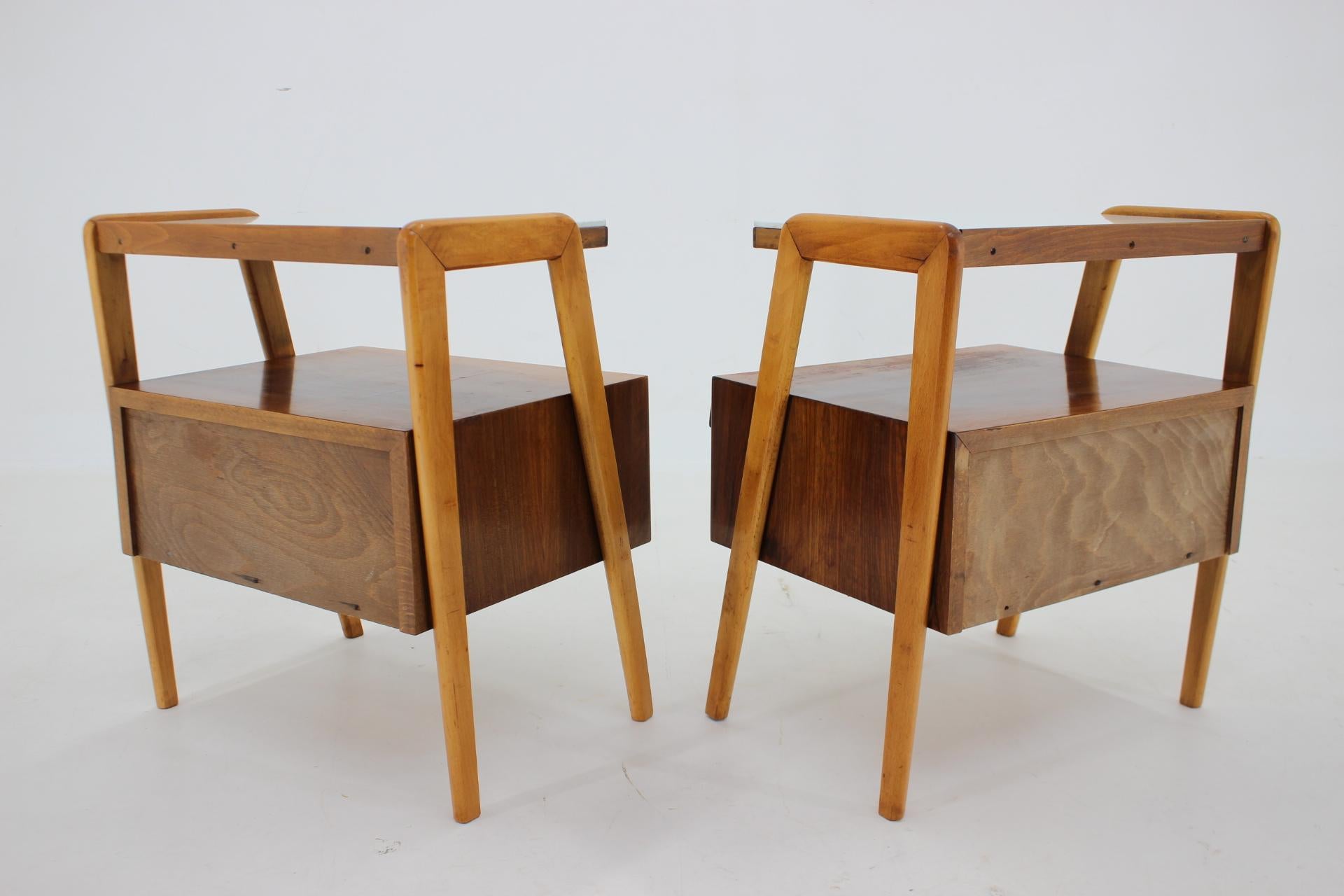 1960s Pair of Bedside Tables by Interier, Czechoslovakia 4