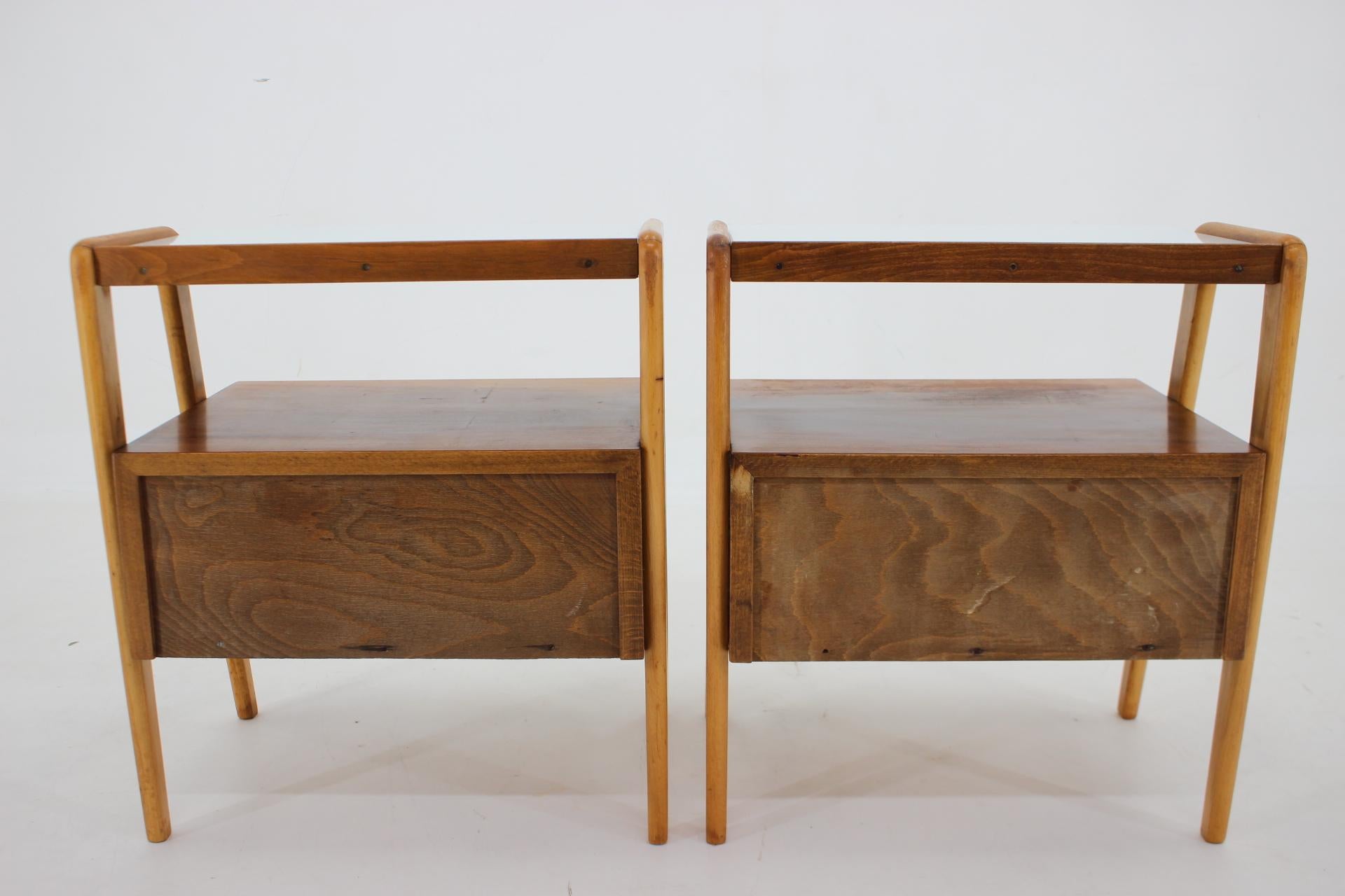 1960s Pair of Bedside Tables by Interier, Czechoslovakia 3