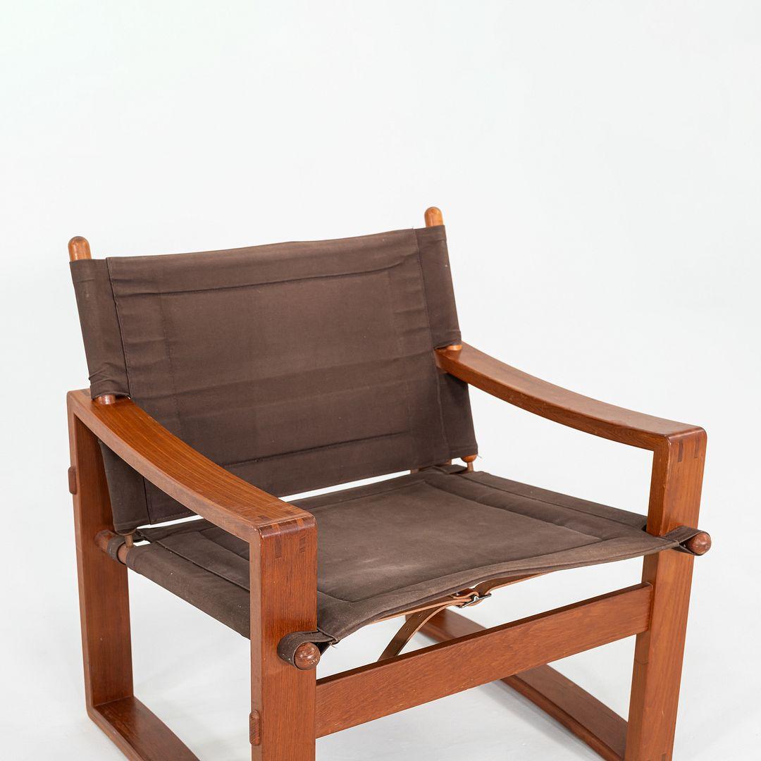 Pareja de sillas Safari Borge Jensen de los años 60, Bernstorffsminde Mobelfabrik mediados del siglo XX en venta