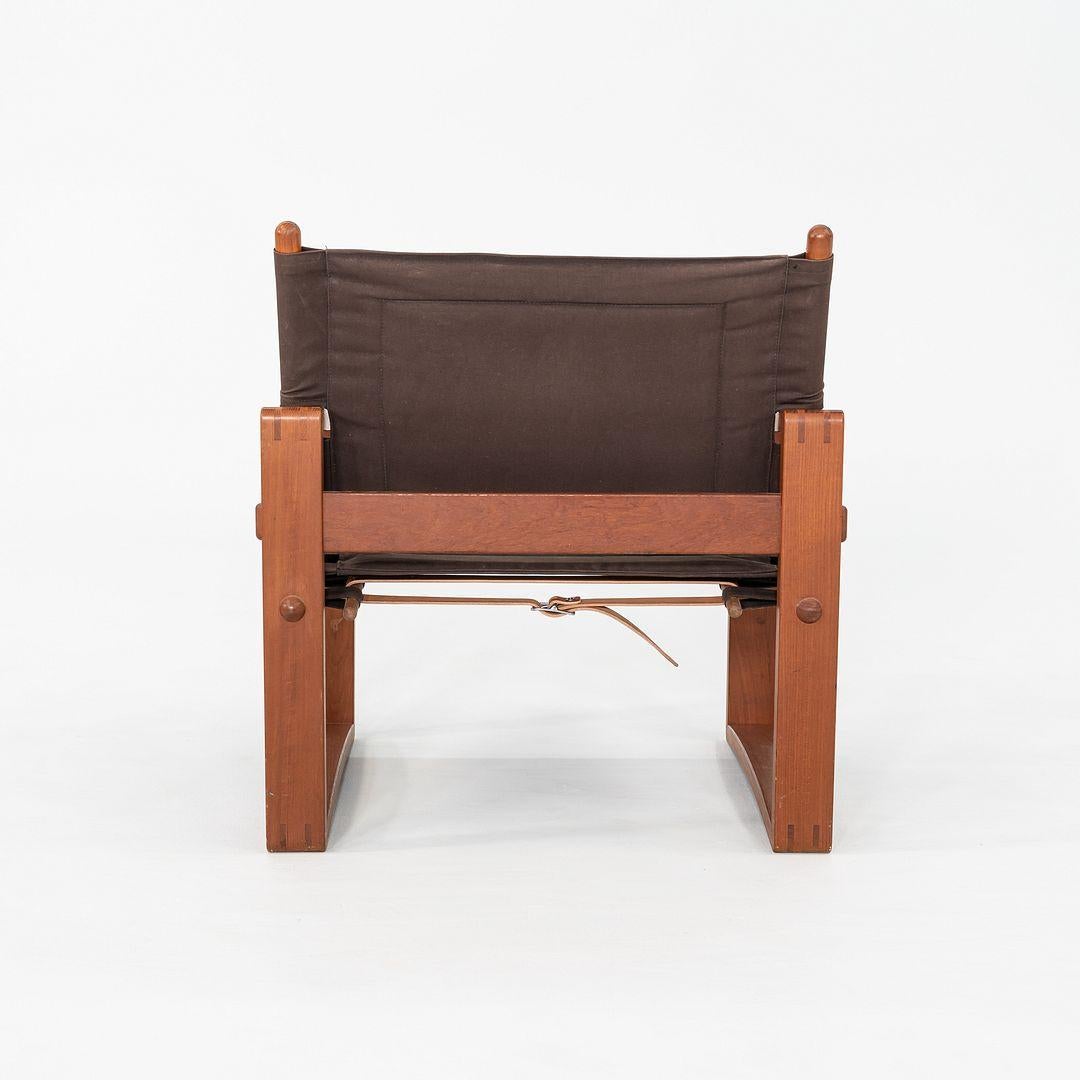 Pareja de sillas Safari Borge Jensen de los años 60, Bernstorffsminde Mobelfabrik en venta 1
