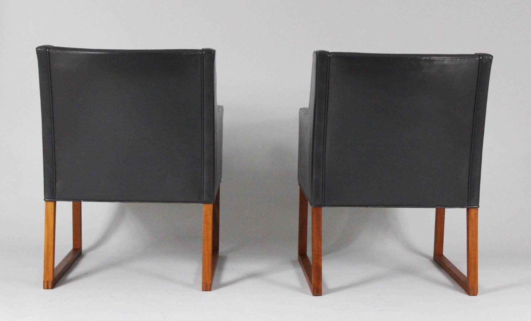 20th Century 1960s Pair of Børge Mogensen Lounge Chairs Model 3246