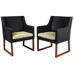 1960s Pair of Børge Mogensen Lounge Chairs Model 3246