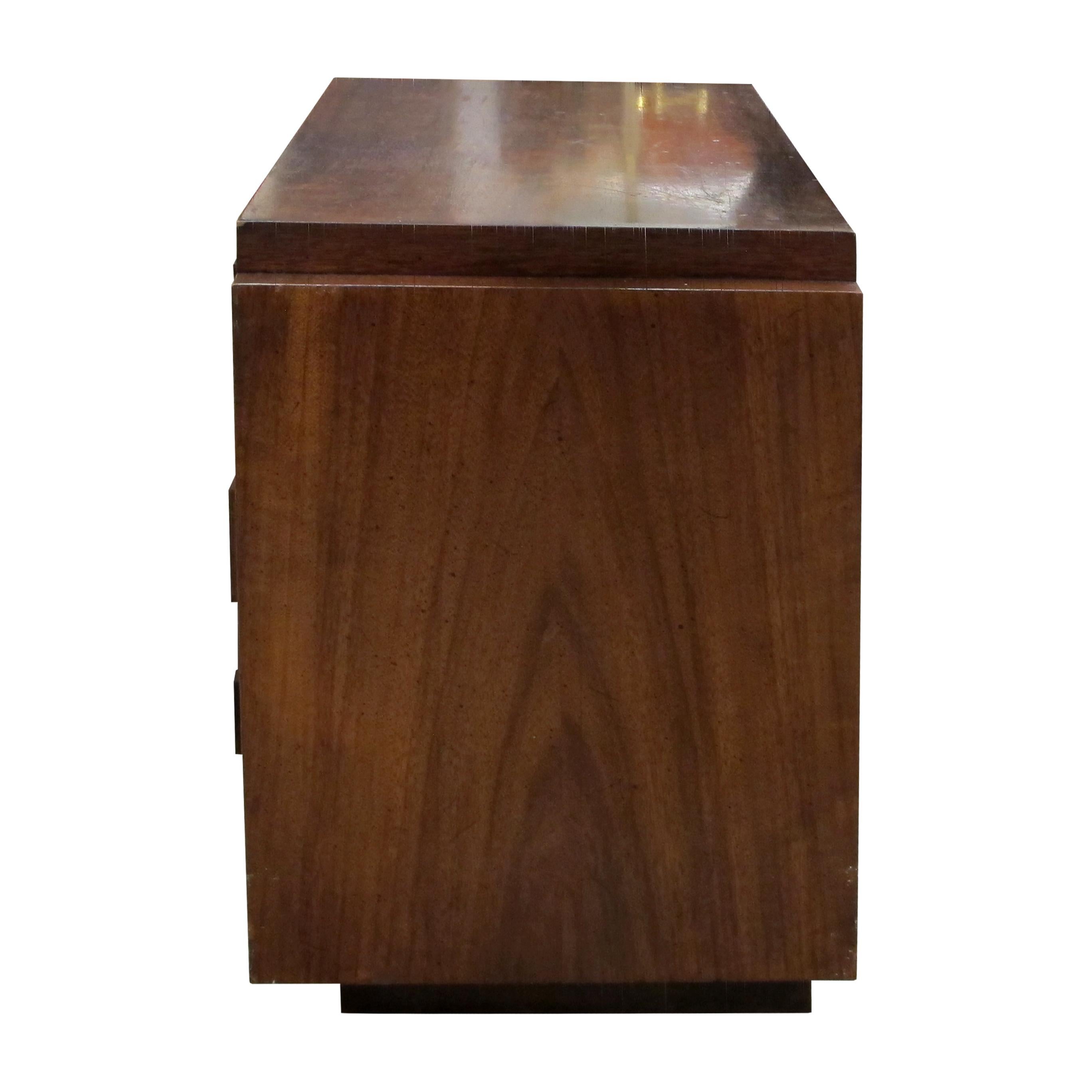 Other 1960S Pair of “Brutalist” Walnut Staccato Paul Evans Bedside/End Tables by Lane For Sale