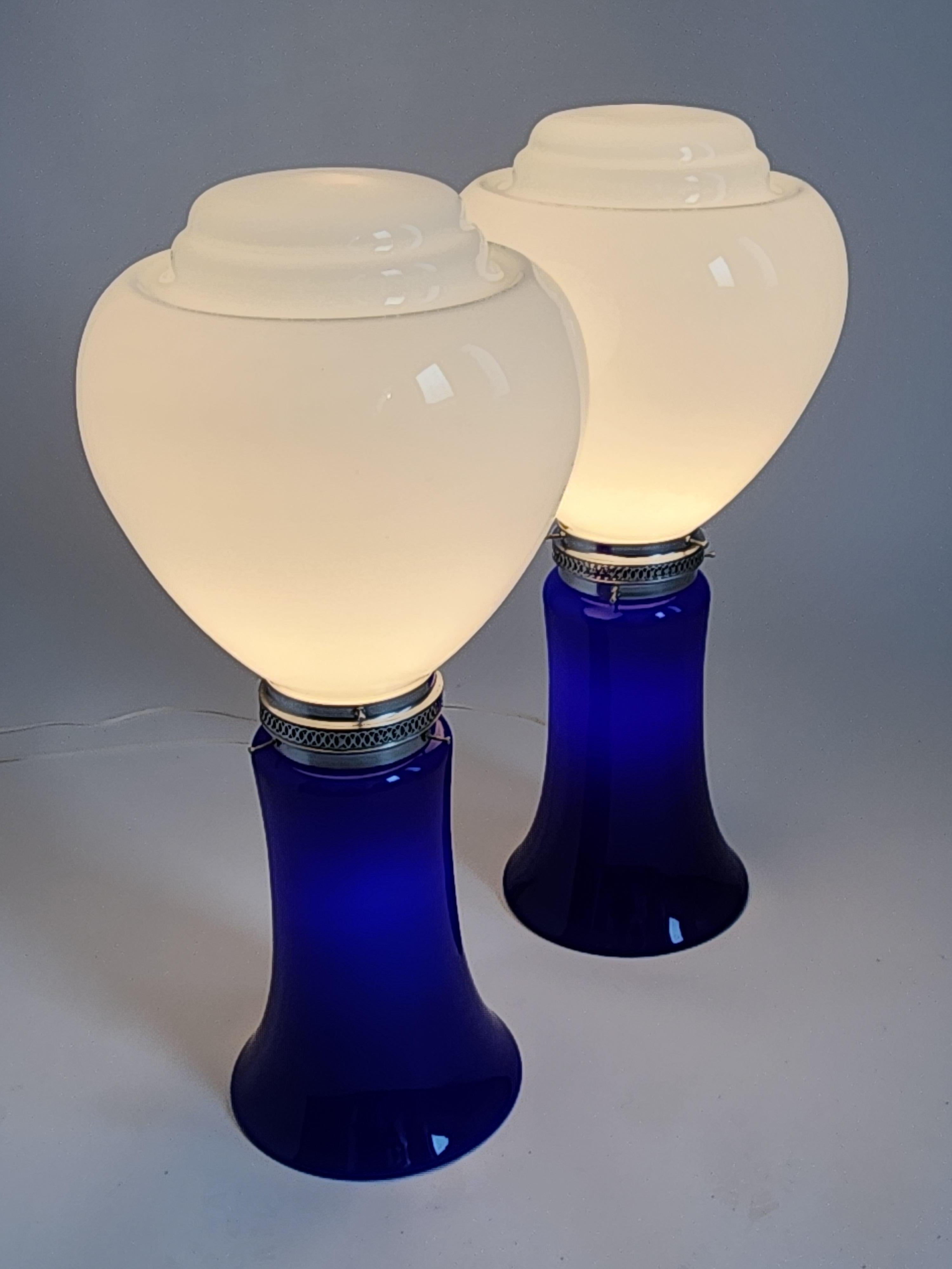 1960s  Ein Paar massive Carlo Nason-Tische  Lampe für Mazegga, Lampe  Italien  (Moderne der Mitte des Jahrhunderts) im Angebot