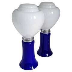 1960s Pair of Carlo Nason Massive Table Lamp for Mazegga, Italy