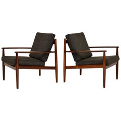 1960s Pair of Danish Armchairs by Grete Jalk