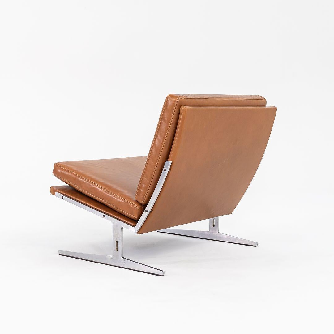 1960s Pair of Danish BO-561 Cognac Leather Easy Lounge Chairs for Bo-Ex 4