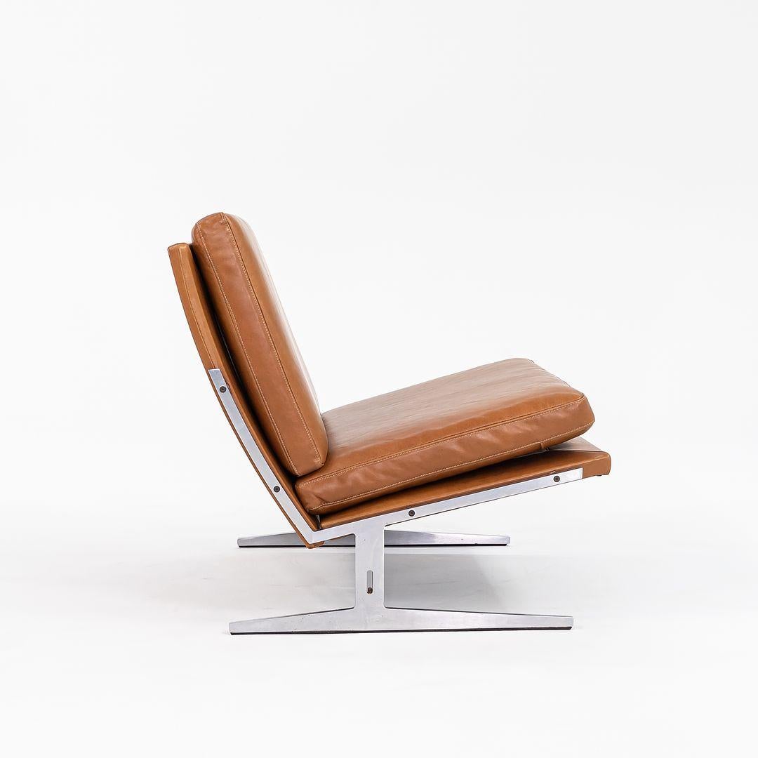 1960s Pair of Danish BO-561 Cognac Leather Easy Lounge Chairs for Bo-Ex 1