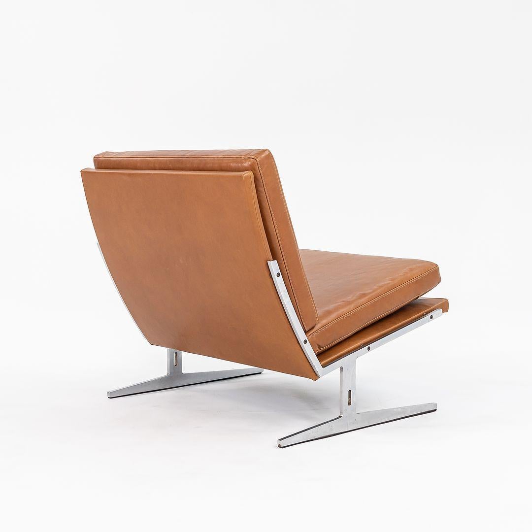 1960s Pair of Danish BO-561 Cognac Leather Easy Lounge Chairs for Bo-Ex 2
