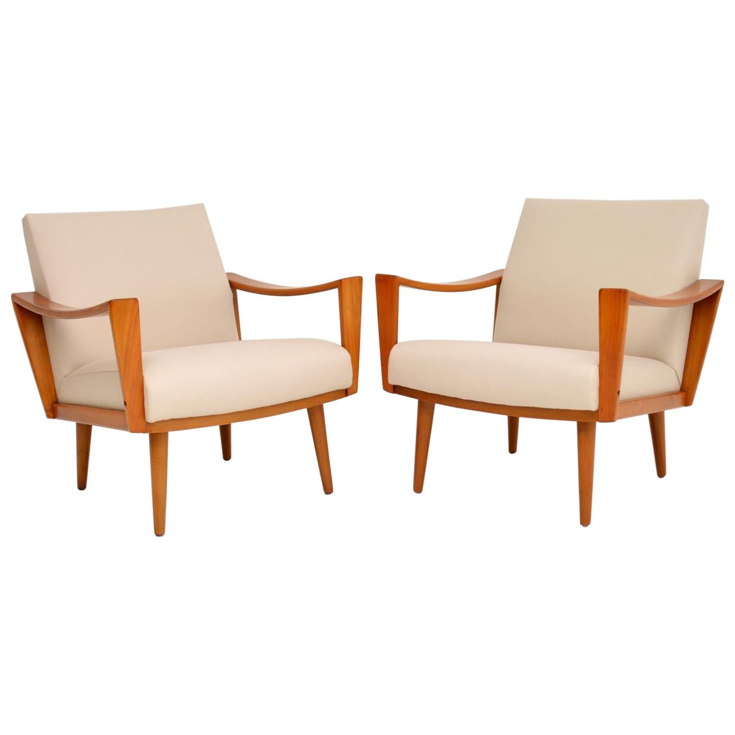 Pair of Vintage Armchairs at 1stDibs