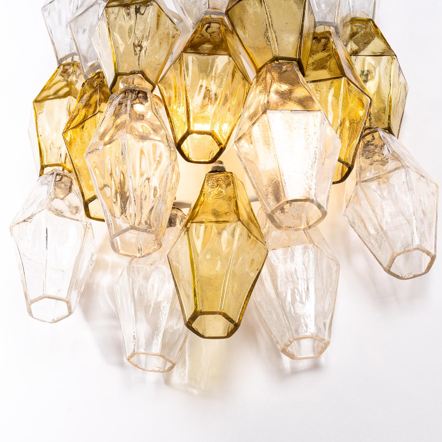 1960s Pair of Hand Blown Glass Sconces by Carlo Scarpa for Venini 1