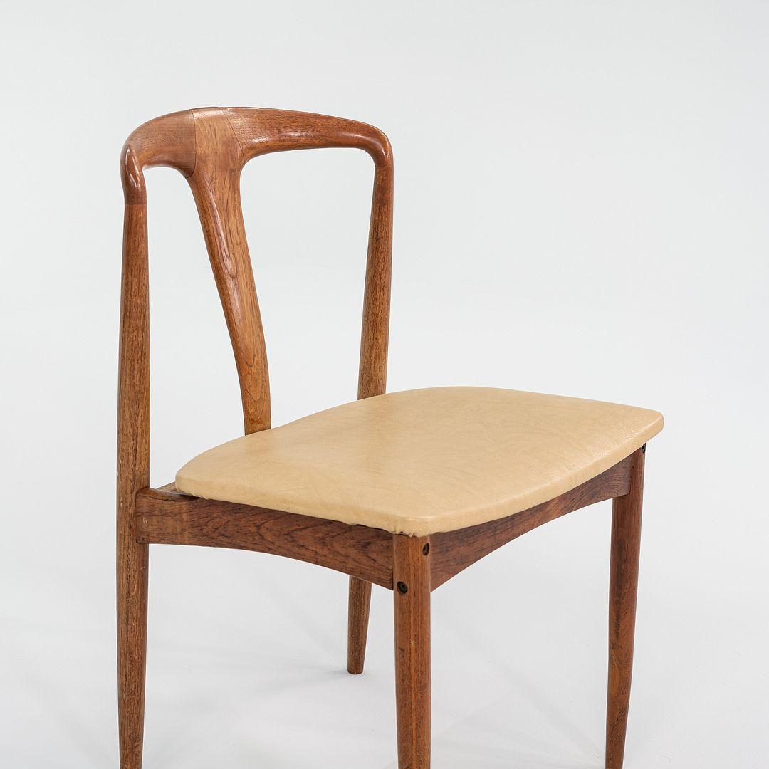 Pareja de sillas de comedor de teca Juliane, años 60, de Johannes Andersen en venta 1