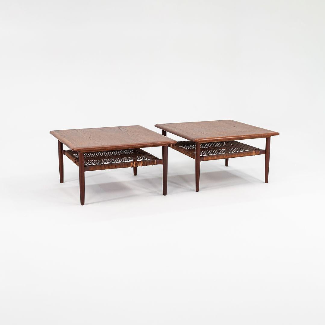 Beistelltische aus Teakholz von Kurt Ostervig für Jason Mobler, Modell 214, 1960er Jahre, Paar (Moderne) im Angebot