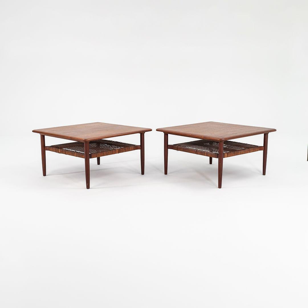 Beistelltische aus Teakholz von Kurt Ostervig für Jason Mobler, Modell 214, 1960er Jahre, Paar im Angebot 1