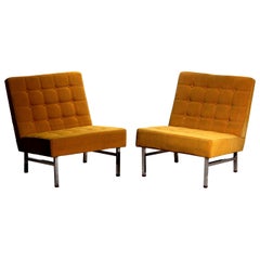 1960s Pair of Lounge or Easy Chairs by Karl Erik Ekselius for JOC Möbler, Sweden