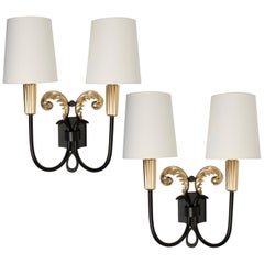 1960s Pair of Maison Honoré Sconces