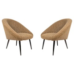 1960s Pair of Maison Roche fireside chairs
