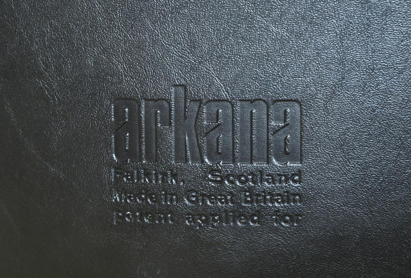 1960s Pair of Maurice Burke for Arkana Safari Campaign Lounge Chairs Black 1