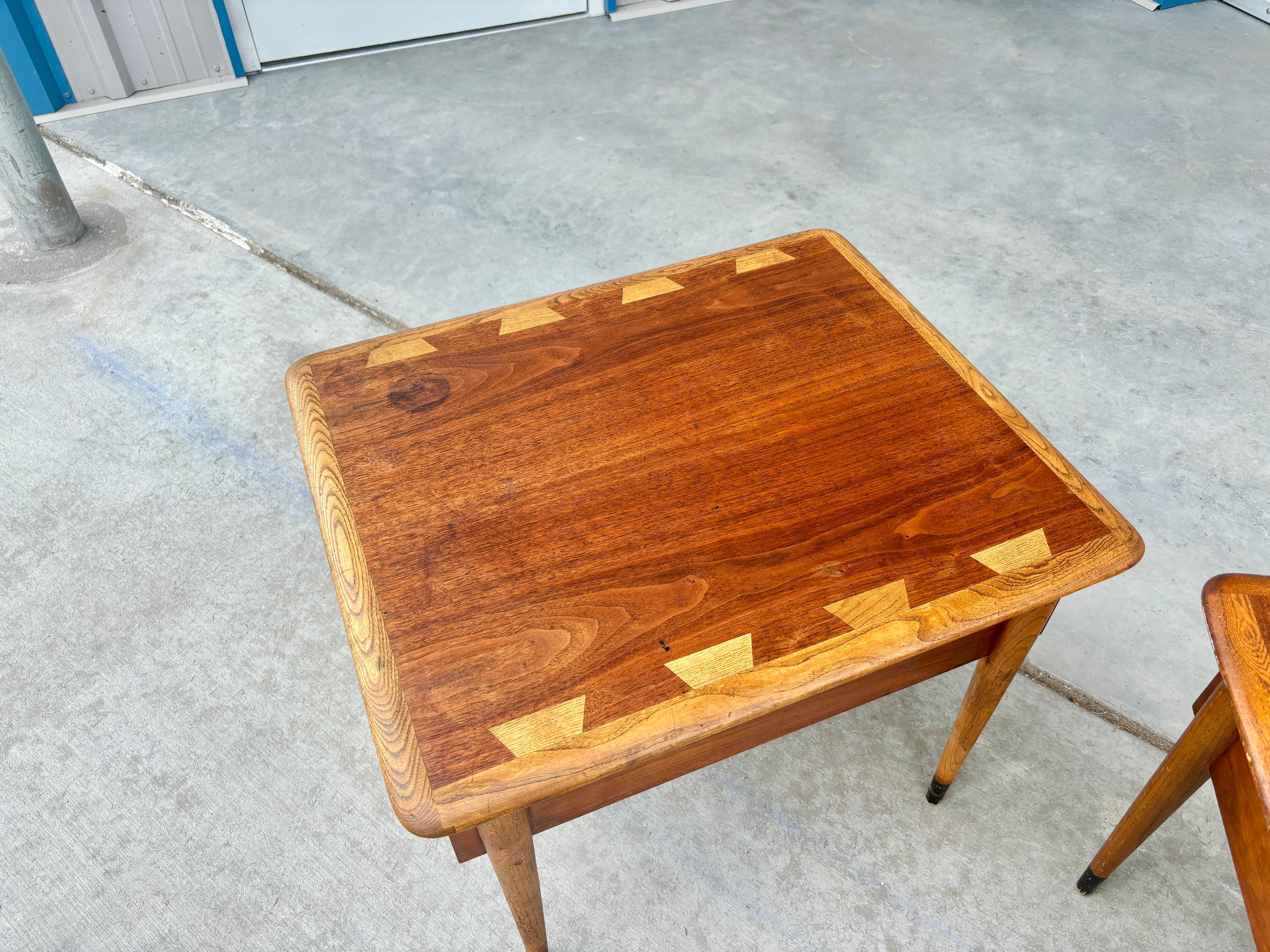 1960s Pair Of Mid Century End Tables by Lane 2