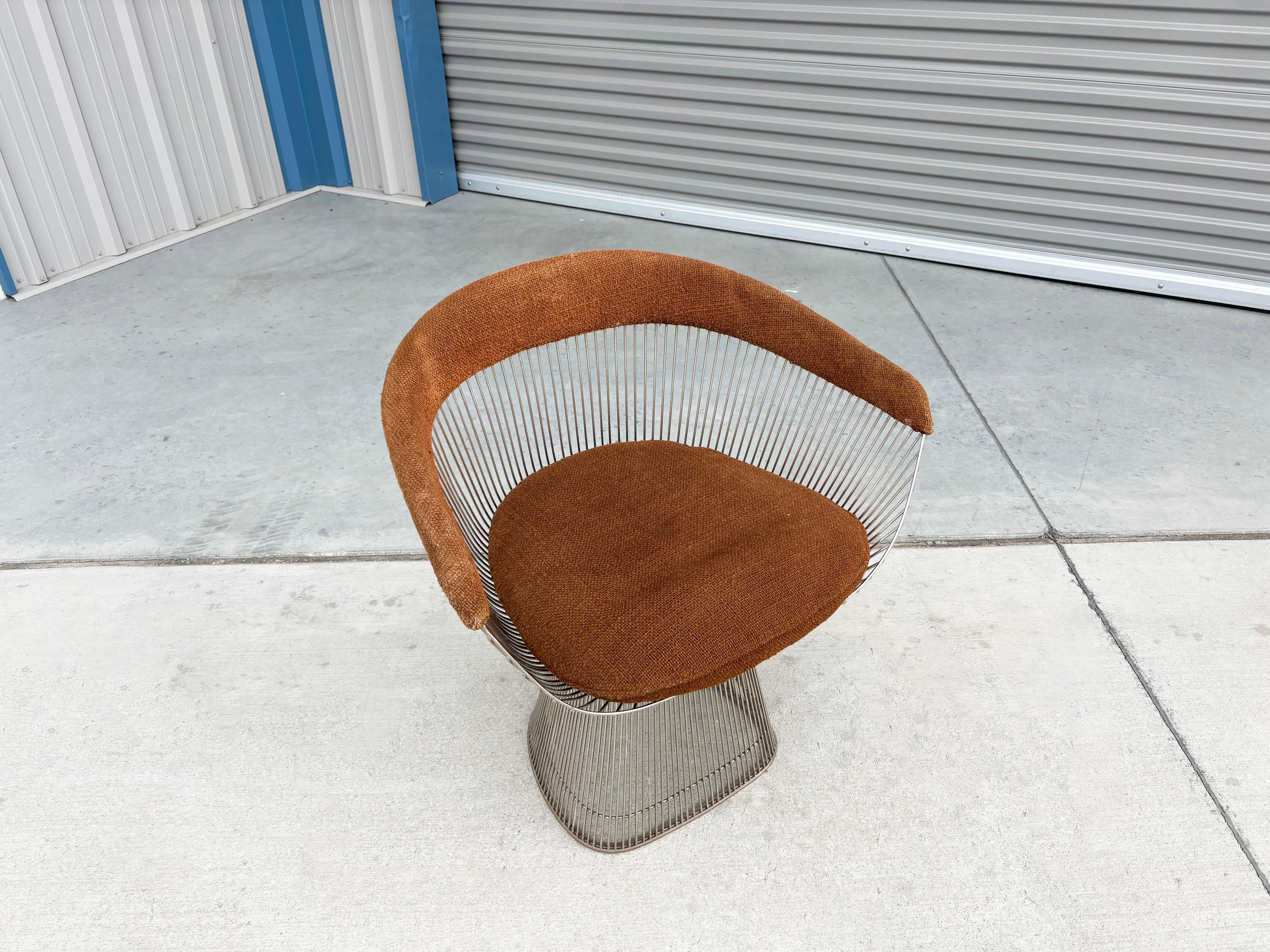 1960s Pair of Mid Century Warren Platner Dining Chairs for Knoll For Sale 3
