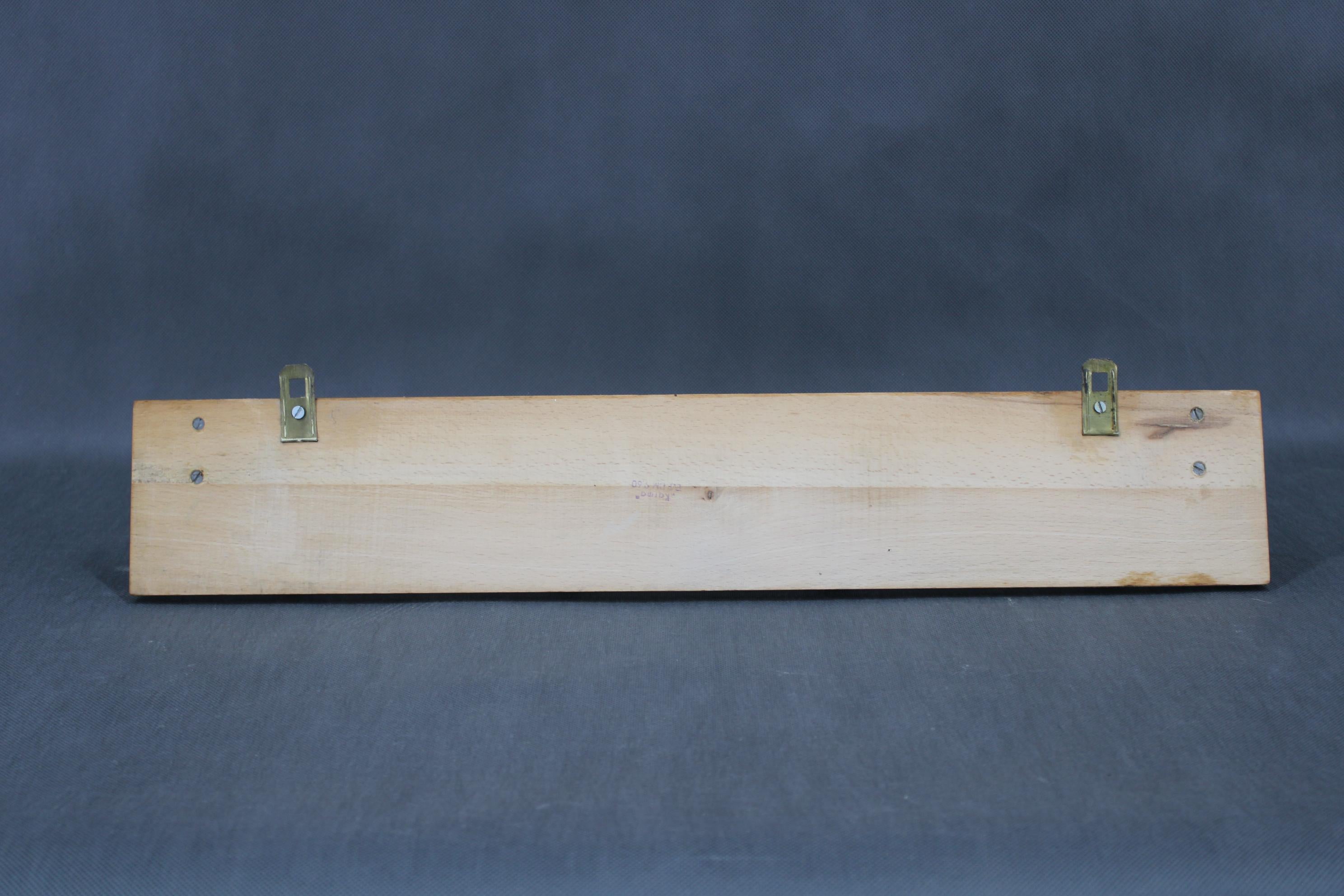Coppia di appendiabiti da parete in legno della metà del secolo scorso, Cecoslovacchia, 1960 in vendita 4