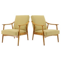 1960s Pair of Midcentury Armchairs, Czechoslovakia