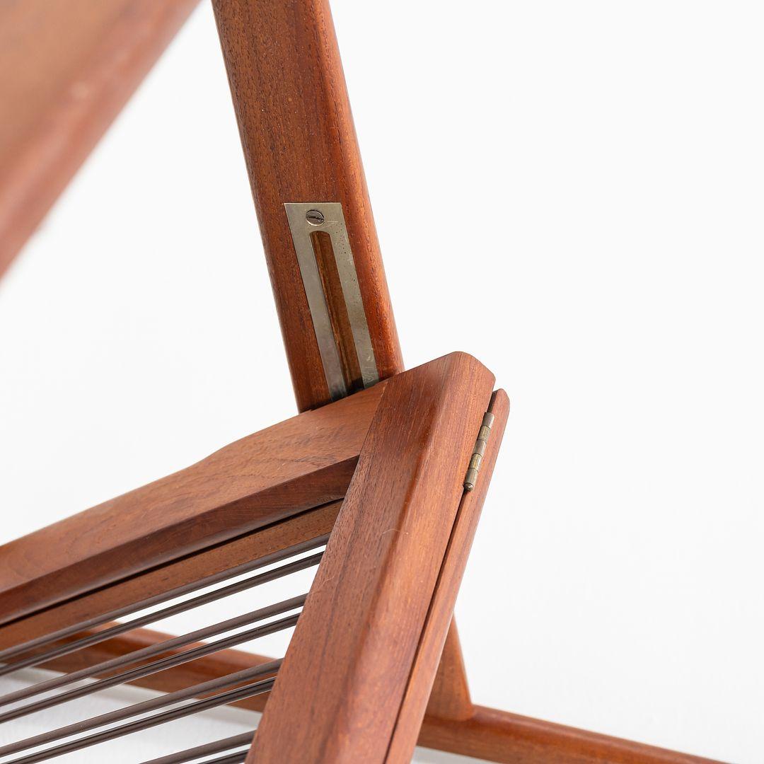 Paire de chaises longues norvégiennes modèle 563 en teck de Frederik Kayser des années 1960 en vente 3