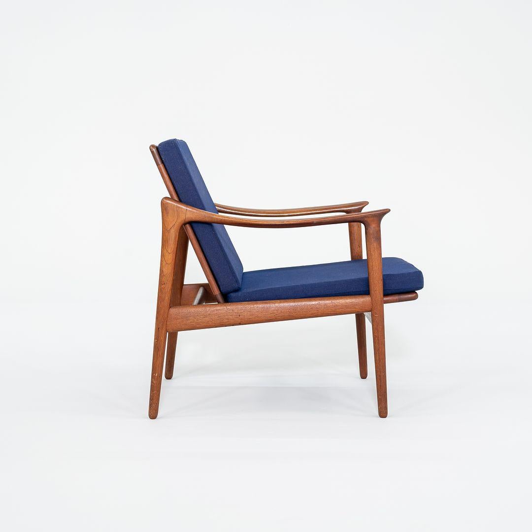 Norvégien Paire de chaises longues norvégiennes modèle 563 en teck de Frederik Kayser des années 1960 en vente