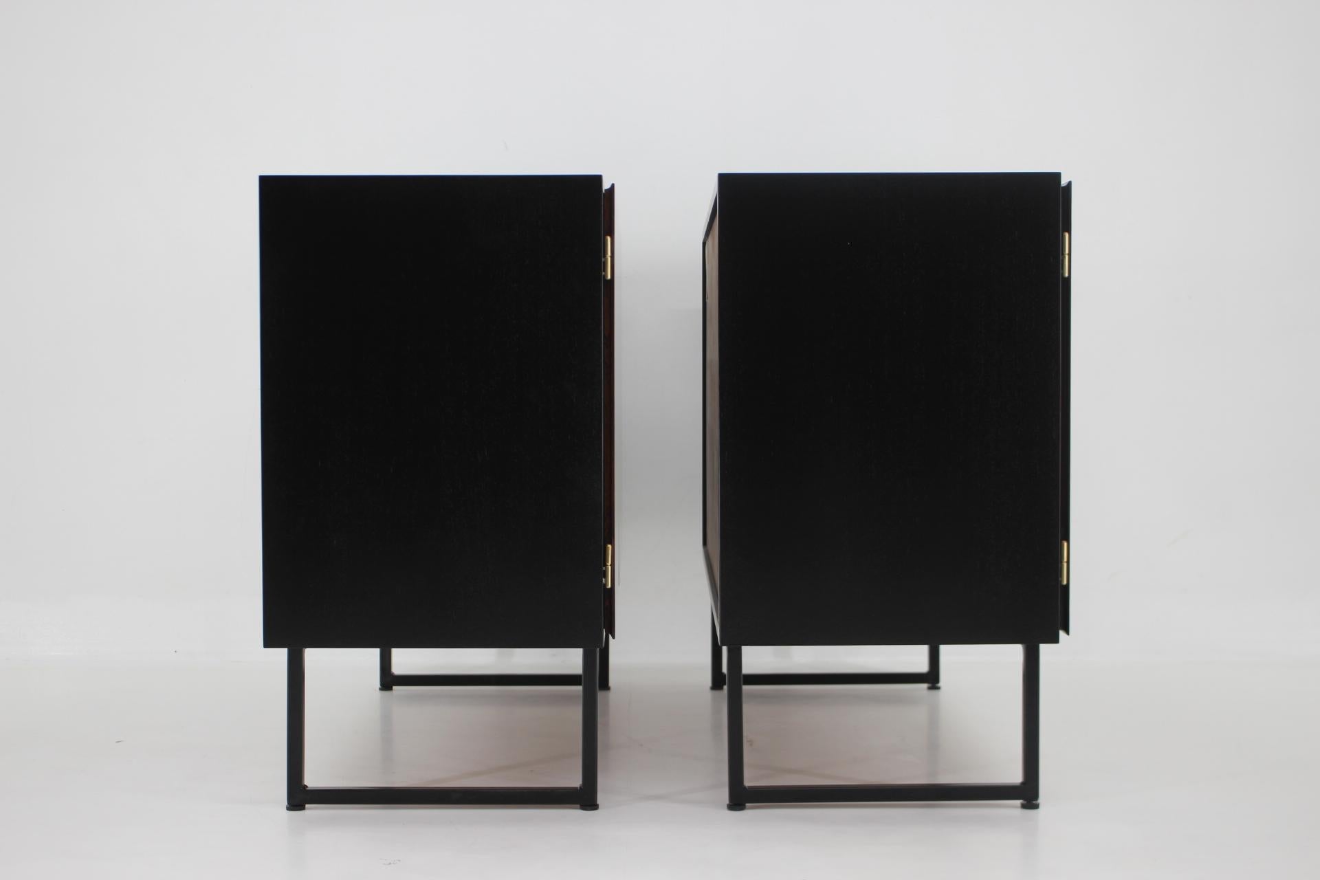 1960s Pair of Omann Jun Upcycled Palisander Sideboard, Denmark 4