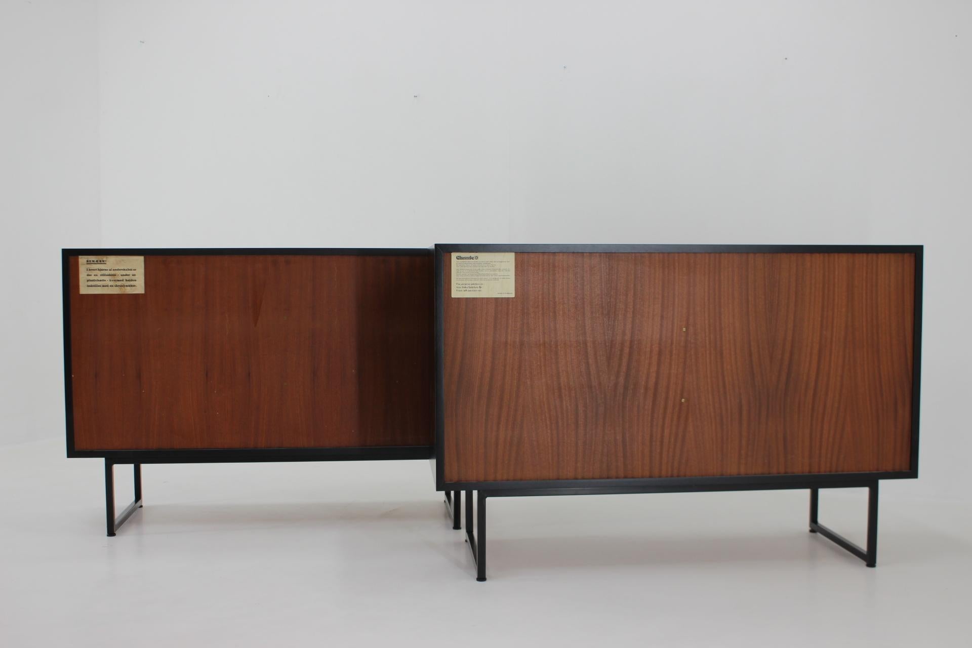 1960s Pair of Omann Jun Upcycled Palisander Sideboard, Denmark  7