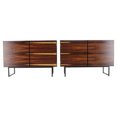 1960er Jahre Paar Omann Jun Upcycelte Palisander Sideboards, Dänemark 